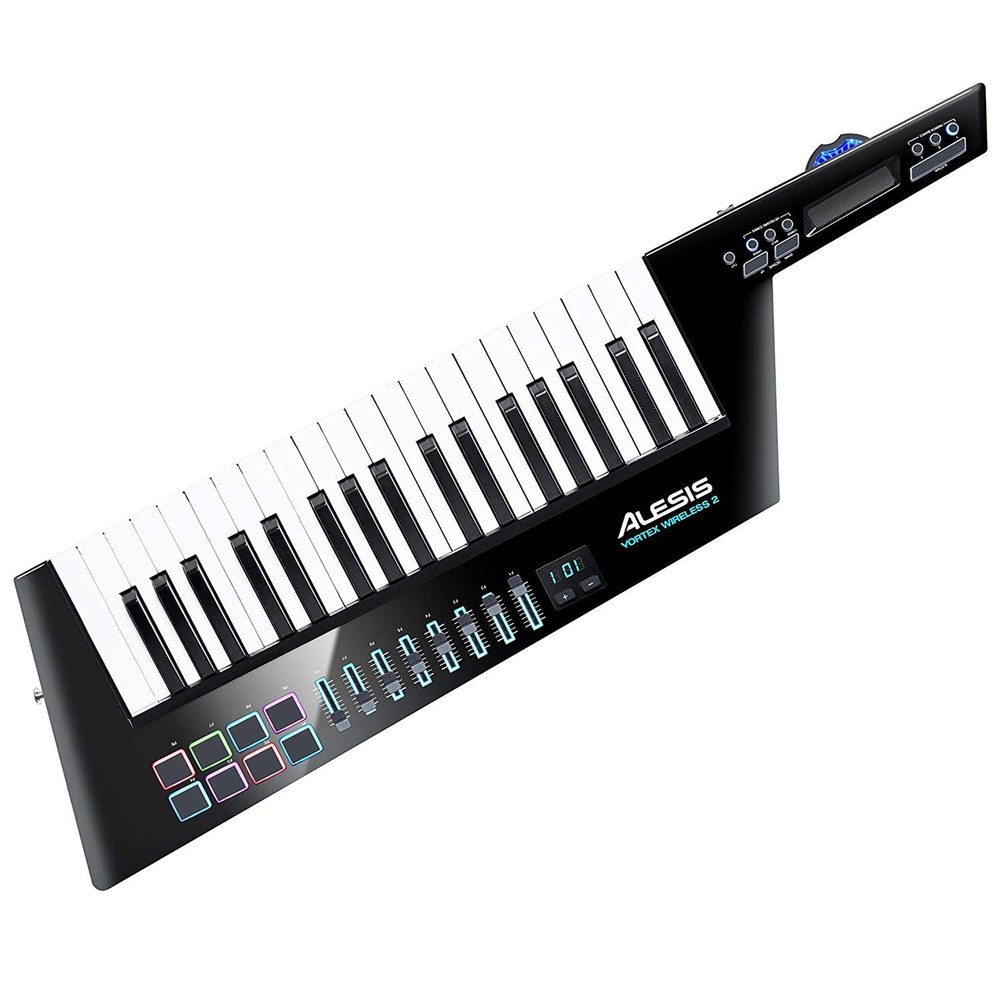 Alesis Vortex Wireless 2 - High-Performance USB MIDI Wireless Keytar Controll...