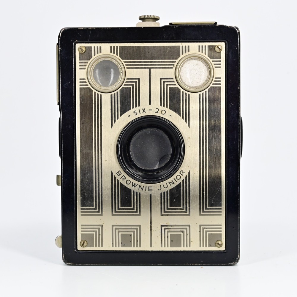 Kodak Brownie Junior + Brownie Target Six-20 620 Box Camera lot of 5 Art Deco