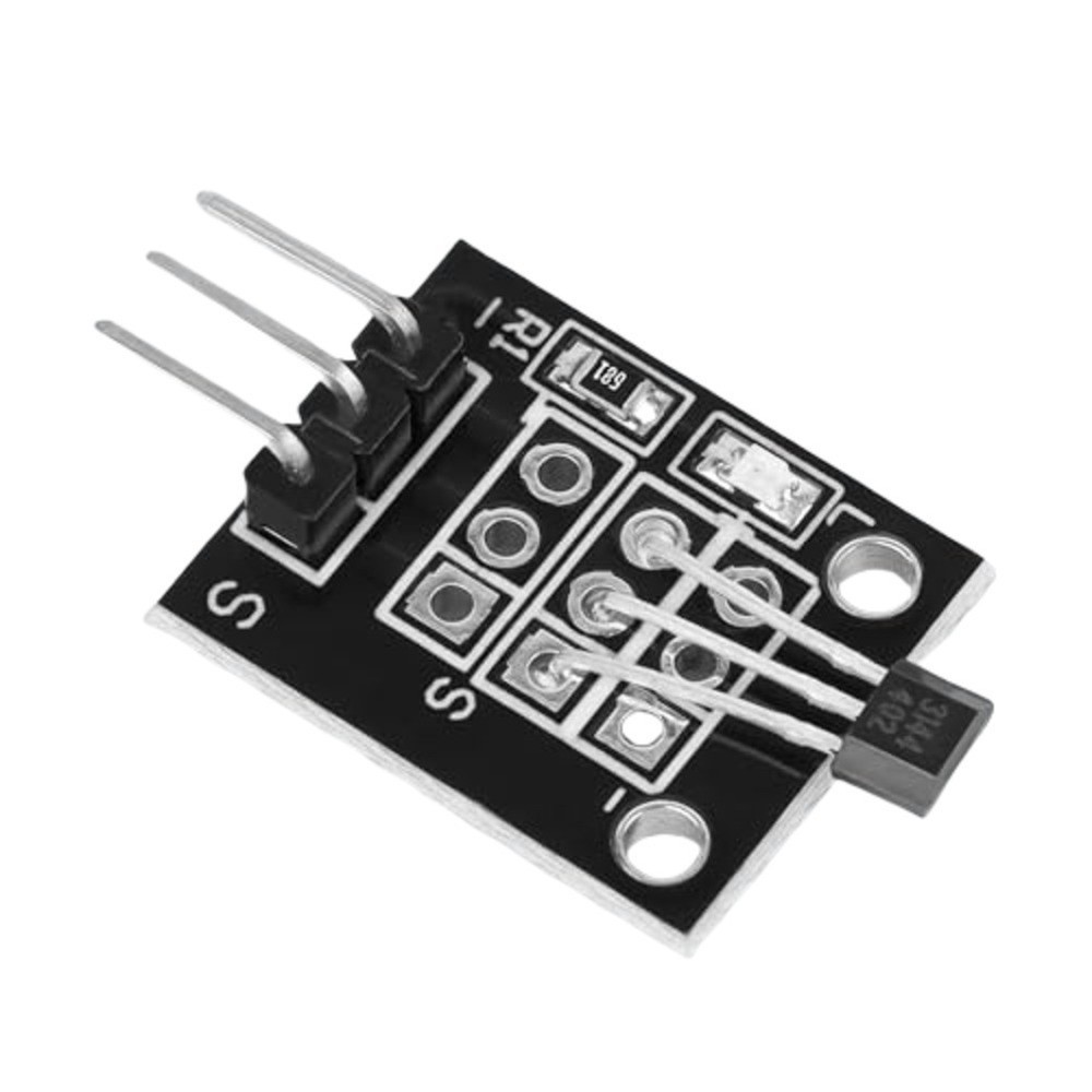 20pcs Hall Effect Sensor Module KY-003 Compact 18.5x14.6mm Black Design