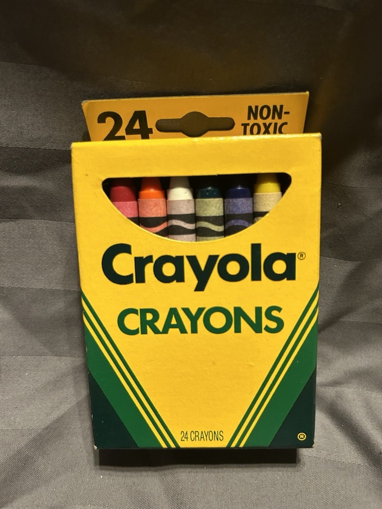 Vintage 1994 Crayola Box 24 Crayons