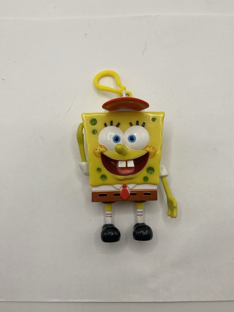 2004 SpongeBob SquarePants Candy Buddy Backpack Clip Keychain FIGURE ONLY