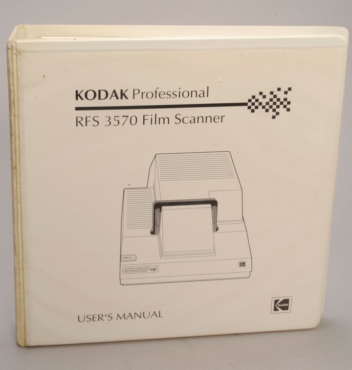 KODAK RFS 3570 SCANNER MANUAL & REFERENCE ITEMS
