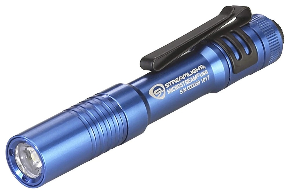 STREAMLIGHT 66603 MicroStream USB Flashlight - Rechargeable, 250/50 Lumens, USB