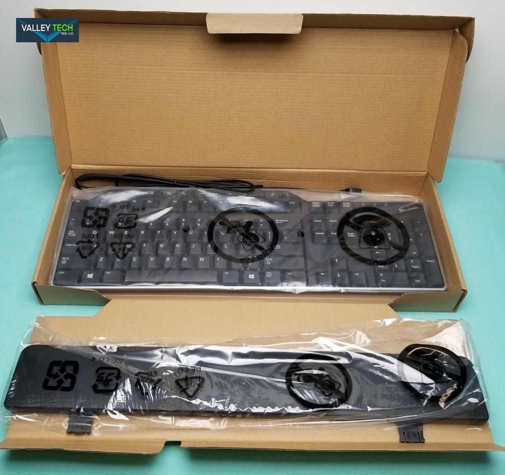Dell Keyboard Wired USB KB522 BK US NEW