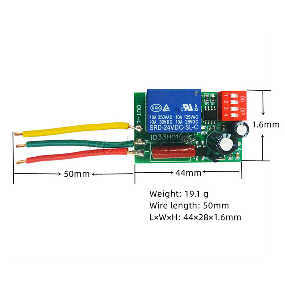 AC110-220V 7A 1-480min 16Mode Timer Adjustable Turn Off Delay Controller Module