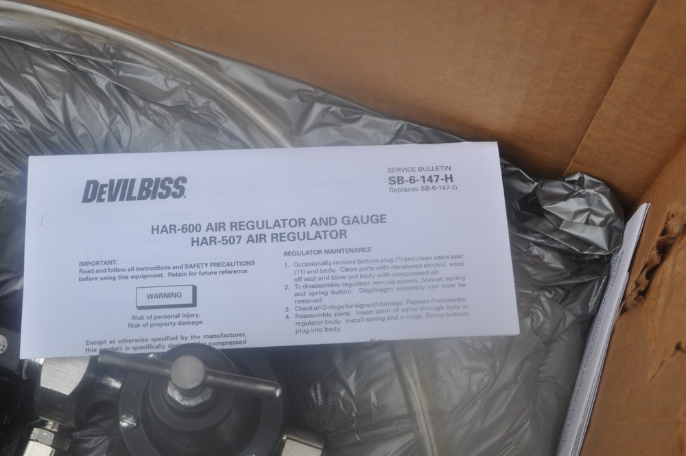 Devilbiss HFRL-508 Clean Air CFM Fliter Regulator New