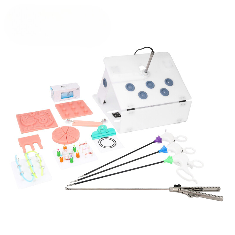Laparoscopic Simulator Training Box Set with 0/30 Degree HD Camera, Training New