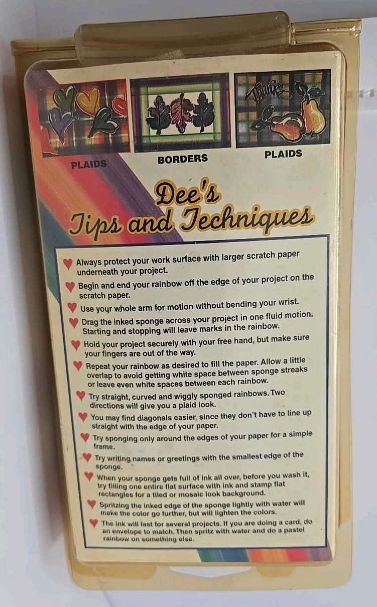 Posh Impressions Inkabilities Earthtones Rainbow Sponge & Inks Dee Gruenig