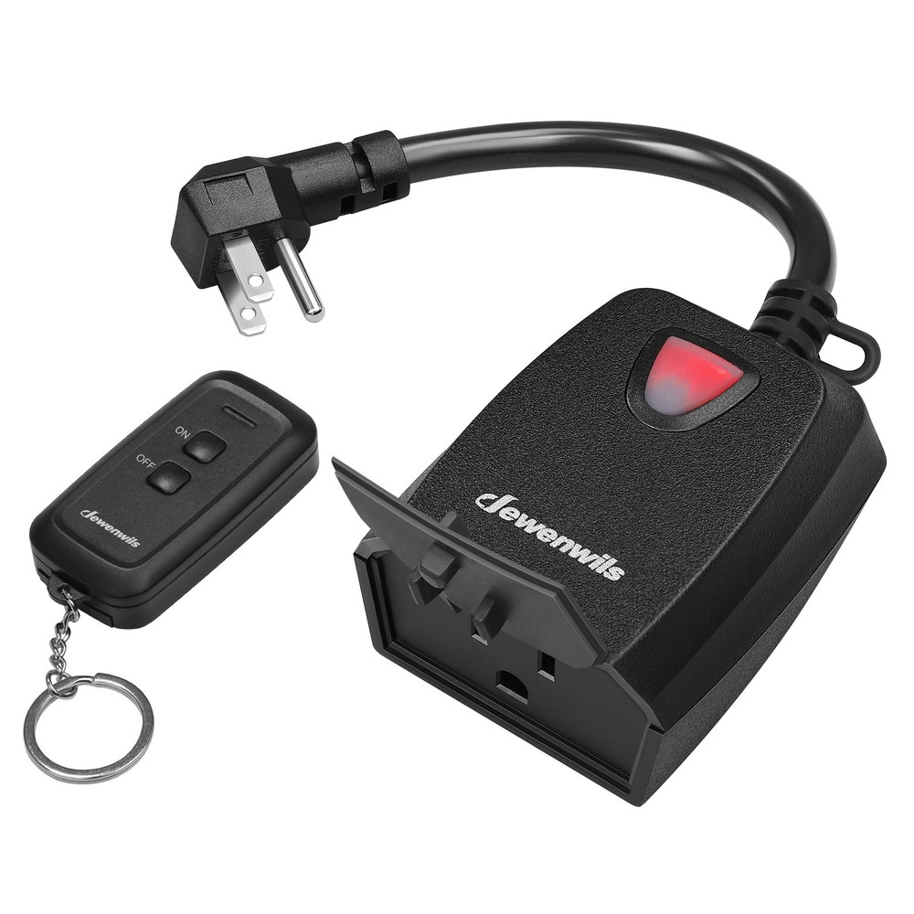 DEWENWILS Wireless Remote Control Electrical Outlet Switch Outdoor Indoor