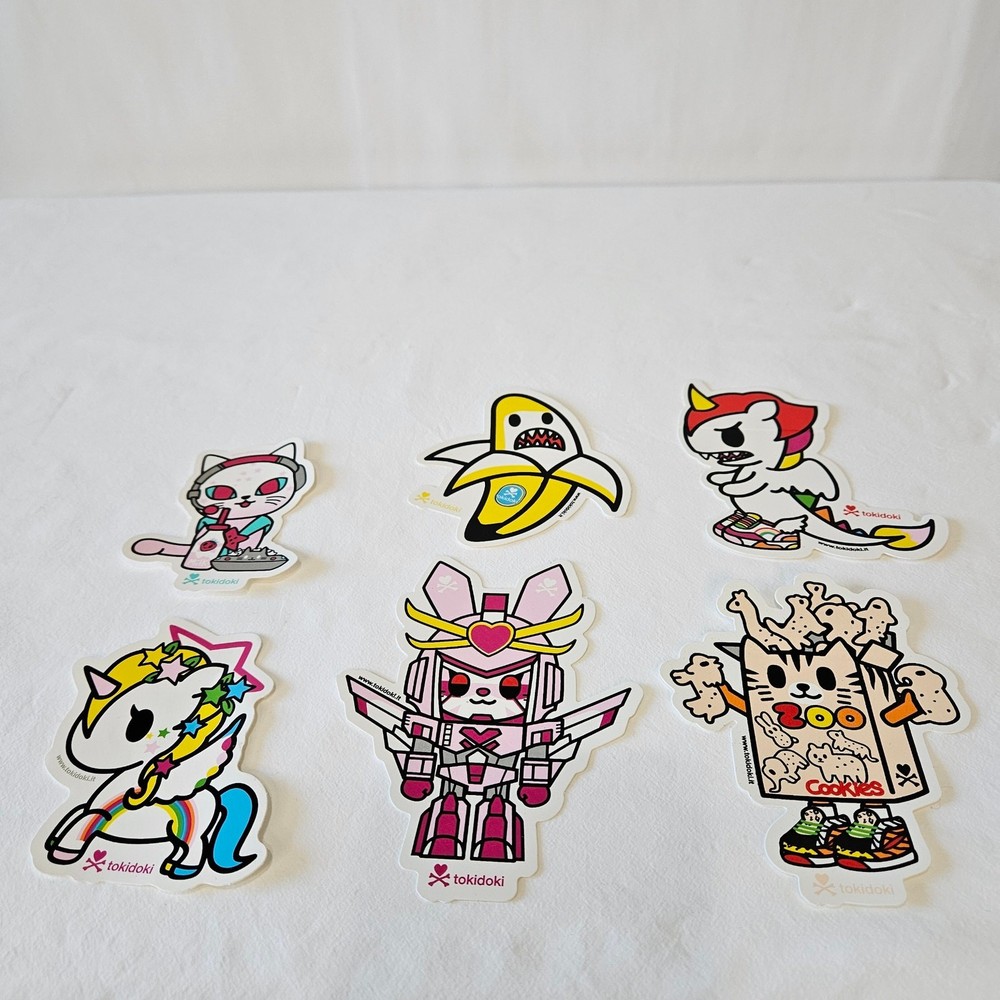 Tokidoki Vinyl Sticker Bundle (6 stickers)