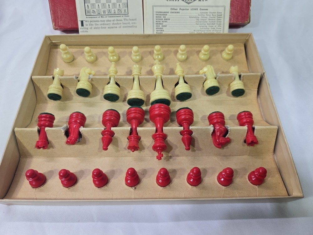 Tournament Plastic Chessman By E.S. Lowe Co.