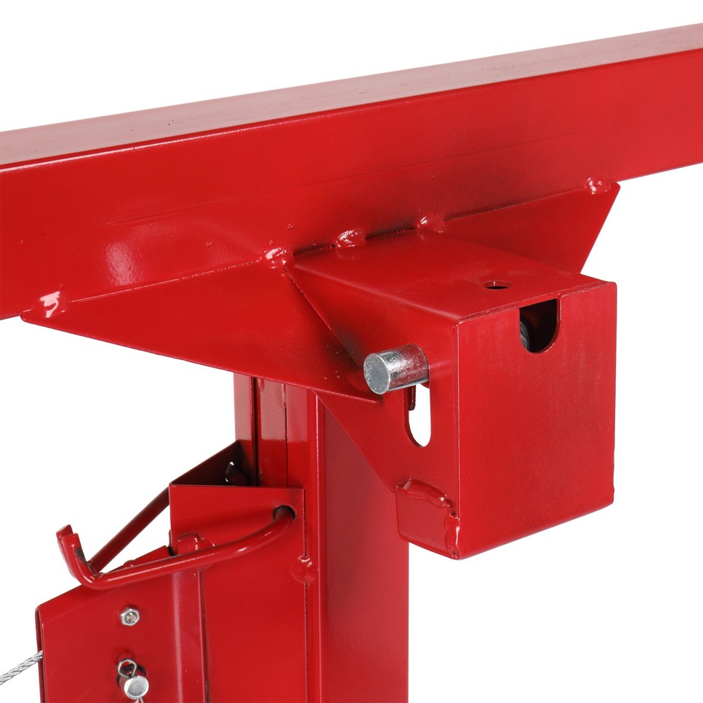 16FT Drywall Lifter Panel Hoist Jack Rolling Caster Construction Lockable 150lbs