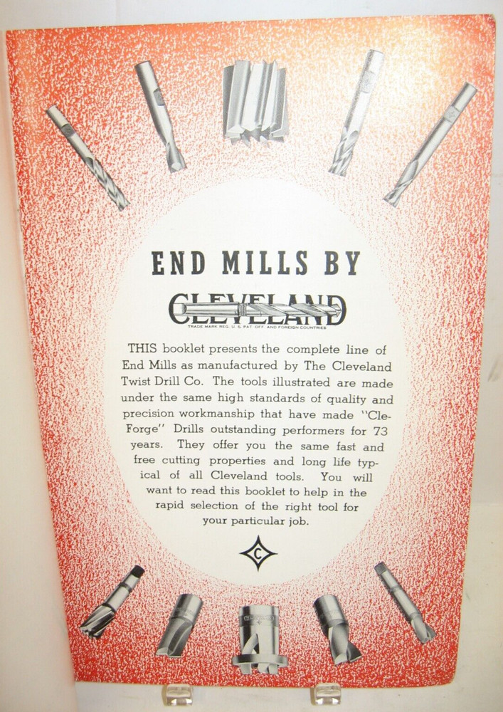 1949 End Mills by Cleveland Catalog