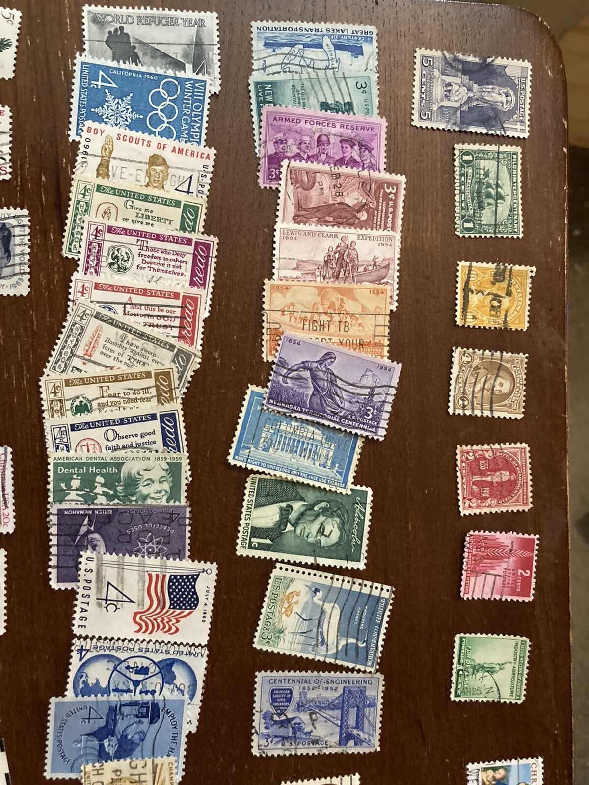 400 used U.S. stamps all different 1800's - 2021. Very Fine. 1 cent to Forever