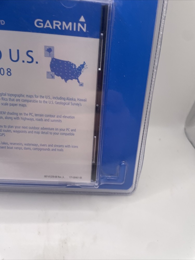 Garmin TOPO USA 2008 DVD MAPSOURCE SETUP DATA GPS MAPS NEW