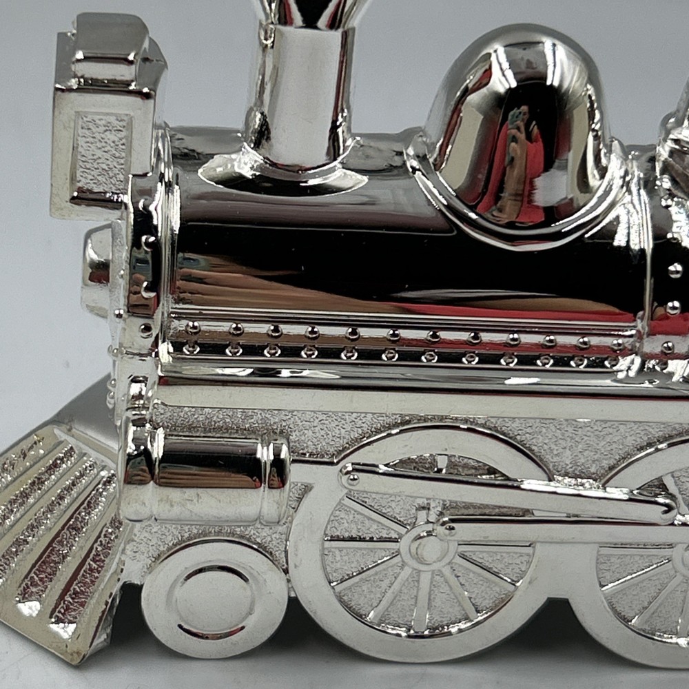 Things Remembered Silverplated Train Bank With Box