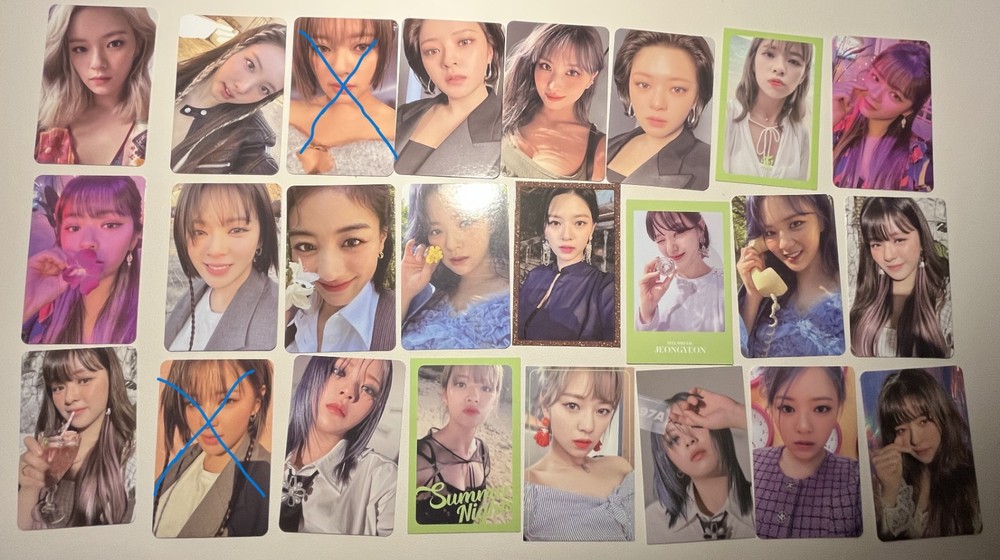 twice photocard set