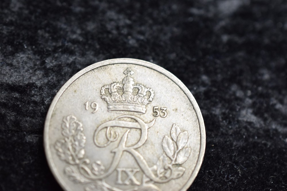 DENMARK 1953 25 ORE