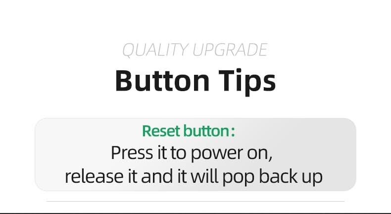 5pcs 12mm Momentary Push Button Switch Mini Round Switch IP68 Waterproof Green