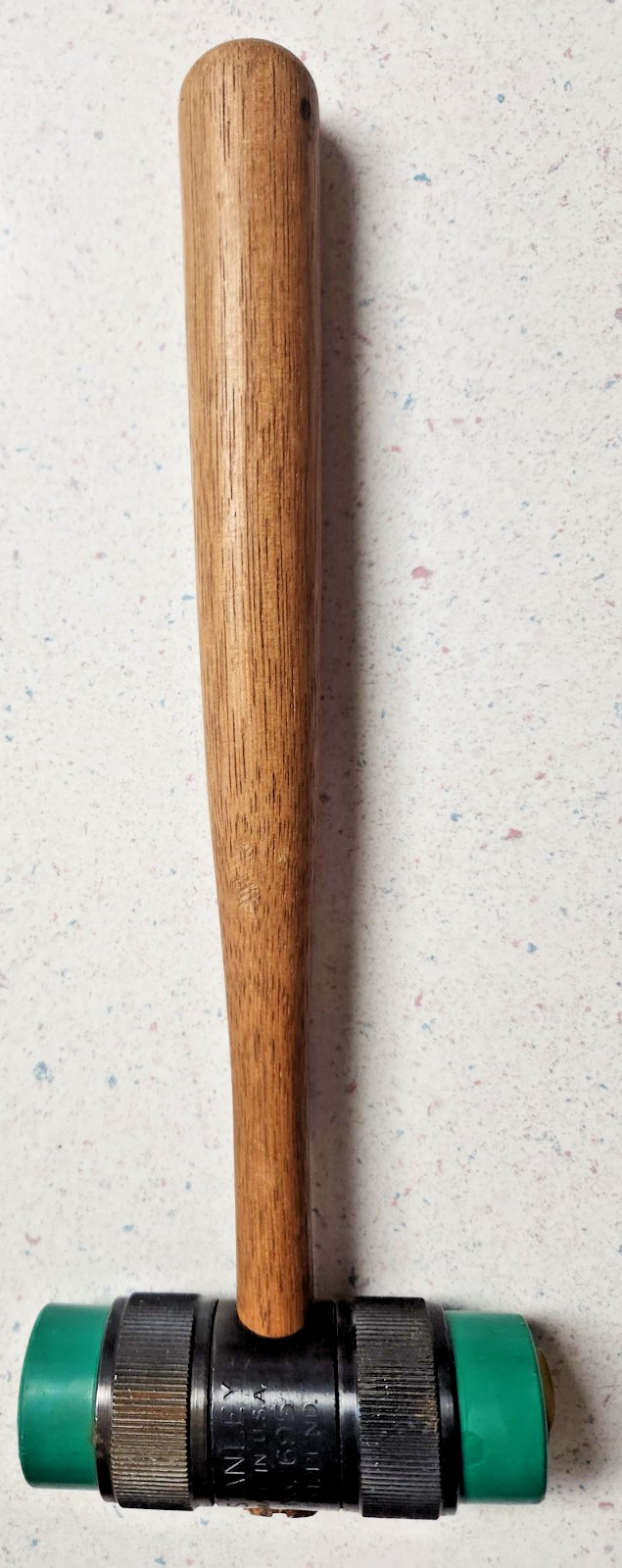 Vintage NOS Stanley Tools Soft Face Hammer No. 695 Hickory Handle USA