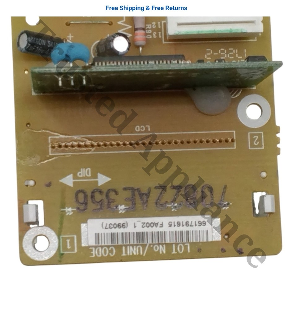 Microwave Main Control Board Electronic Controller PCB 70822AE356
