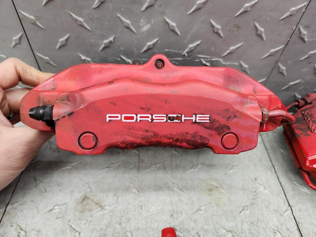 2000-2012 Porsche Boxster S 986 Brembo Brake Caliper SET Red *BARE* 97k OEM