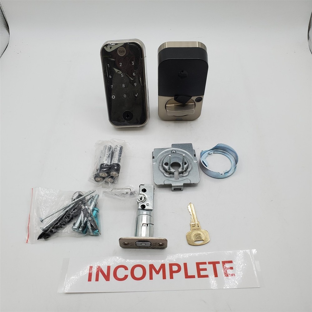 Yale Security Assure Lock 2 Touch, Satin Nickel Keyed Smart Entry Lock *READ*