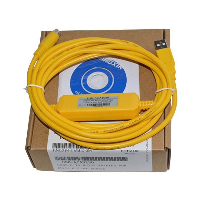 Delta PLC Download Line PLC Programming Cable USB-DVP USB-ACAB230 High Flexible