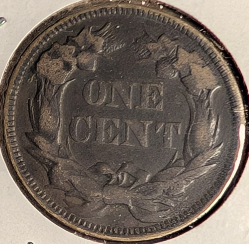 1857 Flying Eagle Cent (F+ Detail)