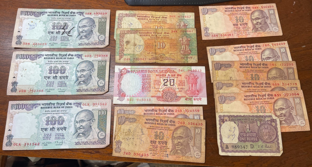 Assorted India Banknotes lot