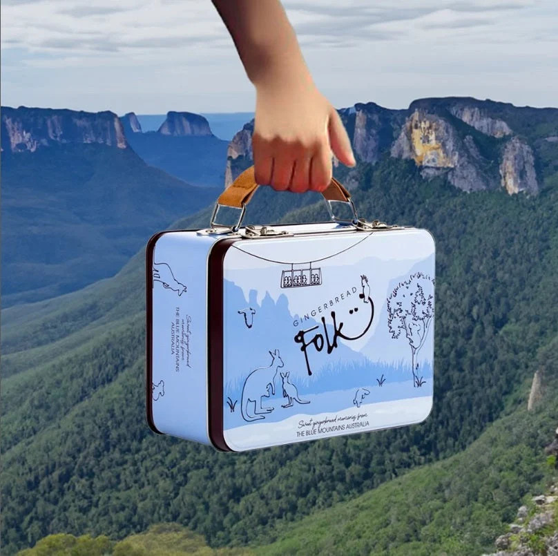 Gingerbread Folk True Blue Aussie Tin 200g