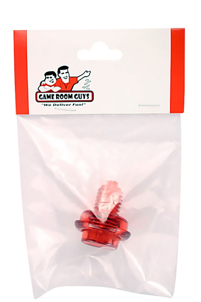 Pinball Machine Cabinet Flipper Button - Translucent Red