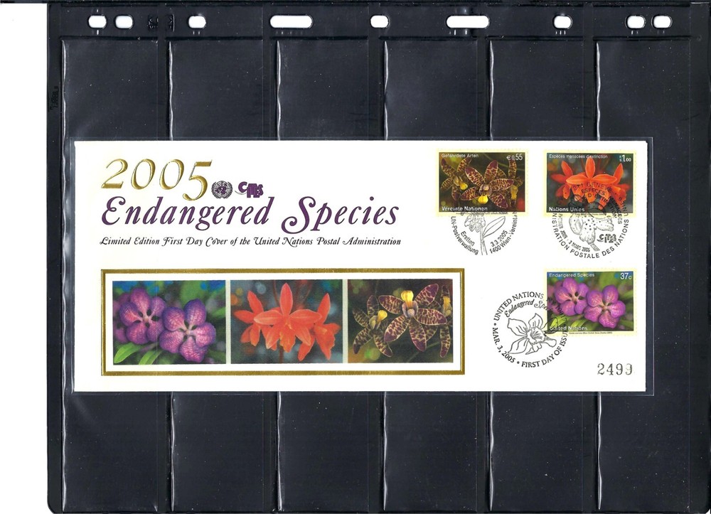2005 Endangered Species Silk First Day Cover (Drawer 2)