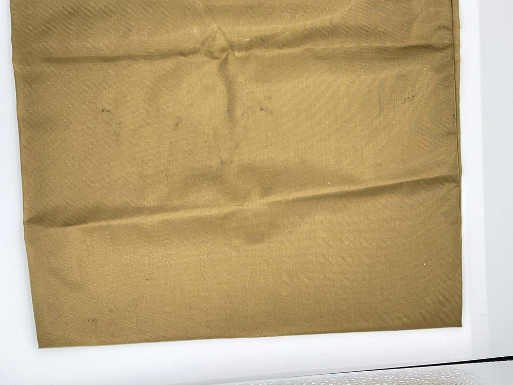 HTF Hartmann DRAWSTRING LAUNDRY SHOE BAG tan 19x13 NICE useful accessory