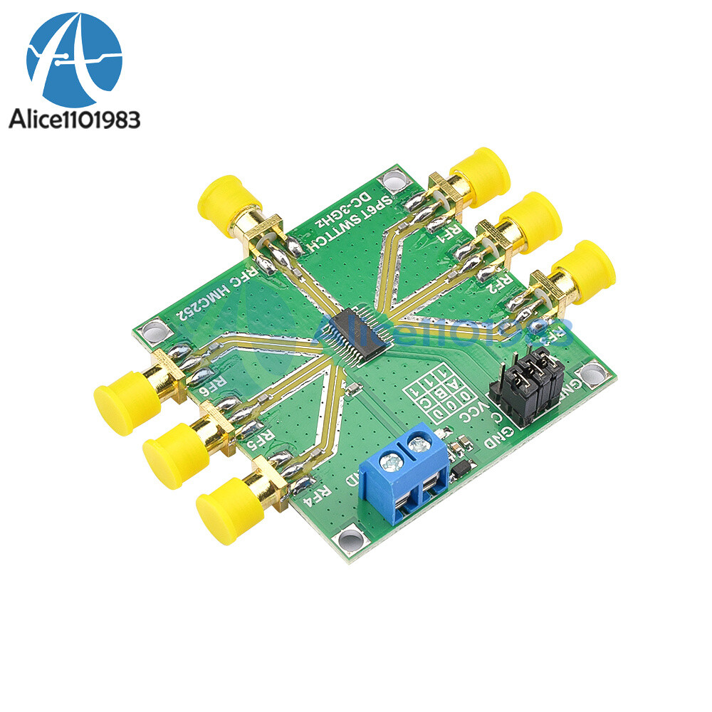 HMC252 DC-3GHz Non-Reflective RF Switch Module Module Single-Pole 6 Throw Switch