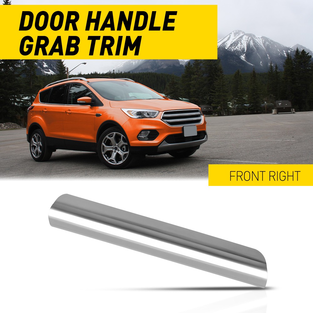 Silver Interior Armrest Front RH Pull Door Handle Grab For Ford Escape 2013-19