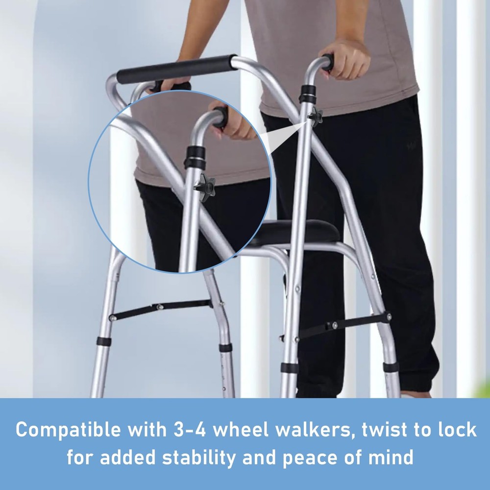 Arm Adjustment Knobs for Rollators - 4 Pack Pentagram Walker Parts