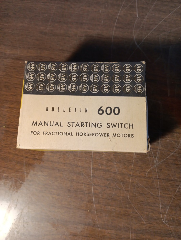 Vintage Allen-Bradley Manual Starting Switch