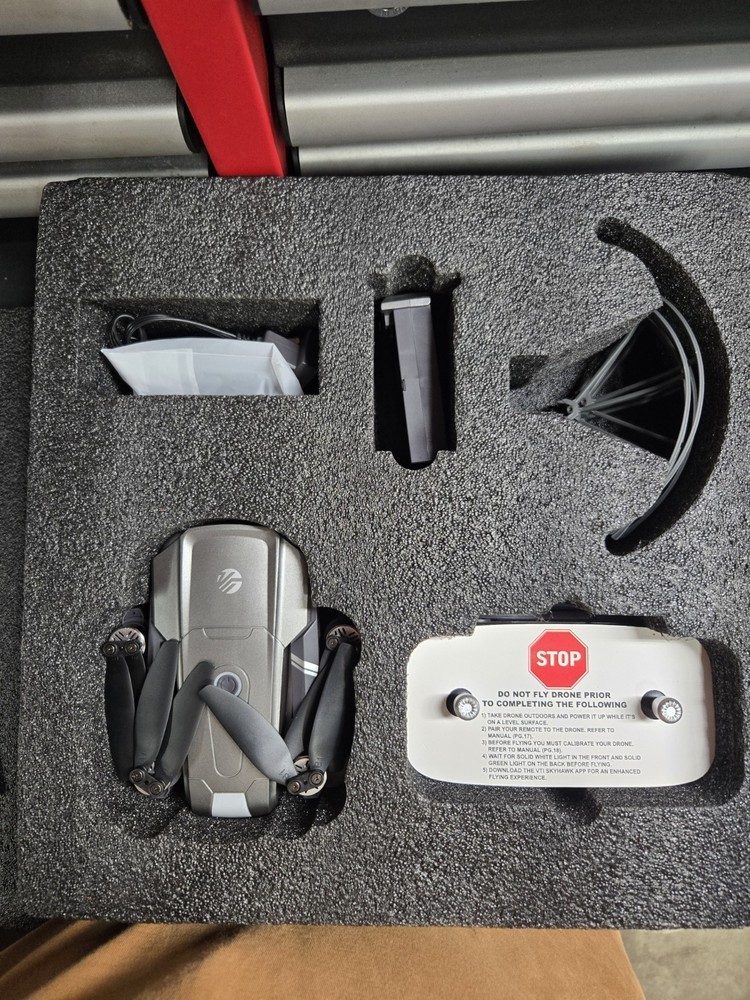 SKYHAWK FOLDABLE VIDEO GPS DRONE WIFI CONTROLED APP 1000 FT FLIGHT RANGE CAMERA