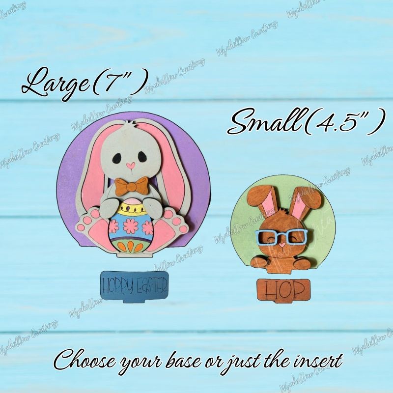 Easter Bunny Interchangeable Snow Globe