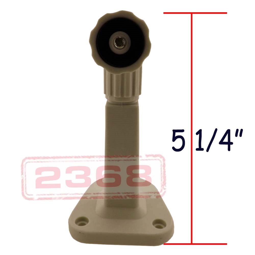 5 1/4 Inch CCTV Security Camera Ceiling Wall Mount Bracket White