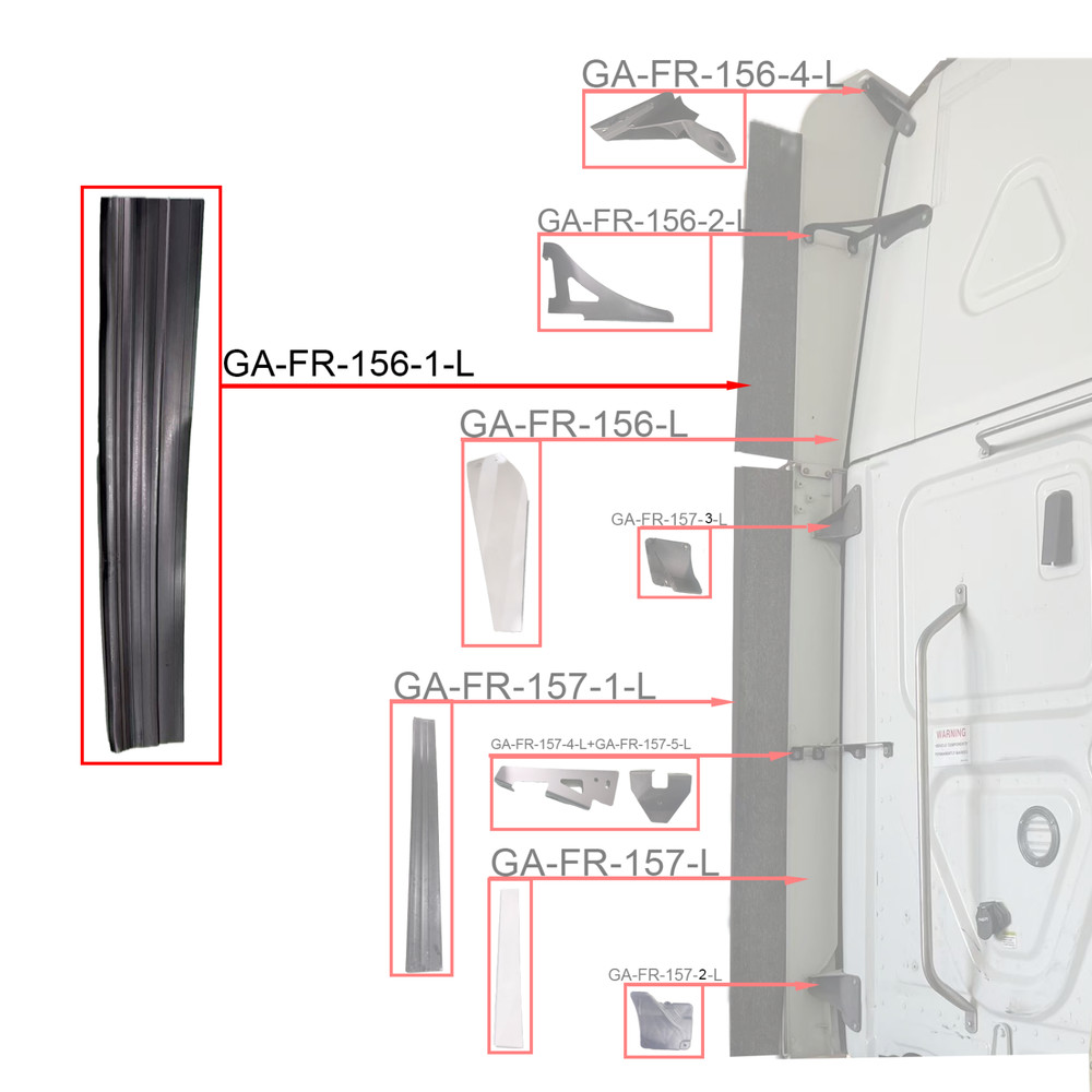 Upper Fairing Extension For Freightliner Cascadia 2018-2024
