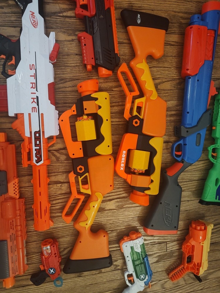 Huge Nerf Mod Lot 15 Blasters