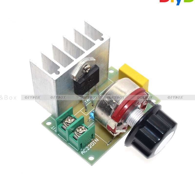AC 220V 4000W SCR Voltage Regulator Speed Controller Dimmer Thermostat Module