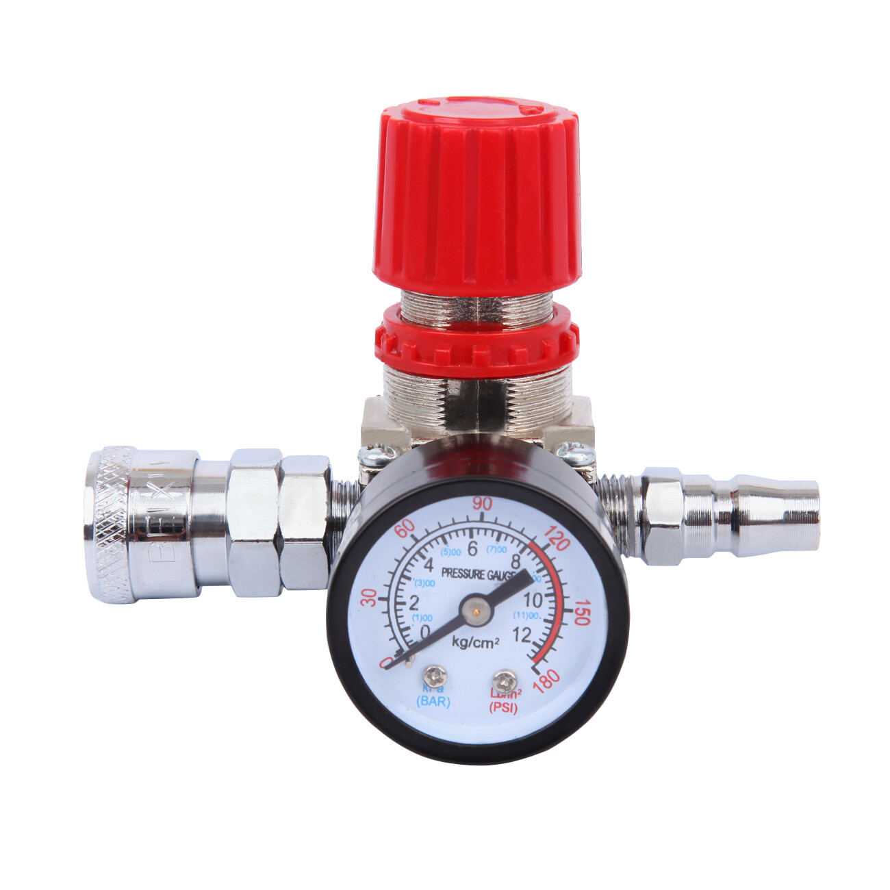 1/4" Air Pressure Regulator For Air Compressor System 175PSI Pressure Gauge