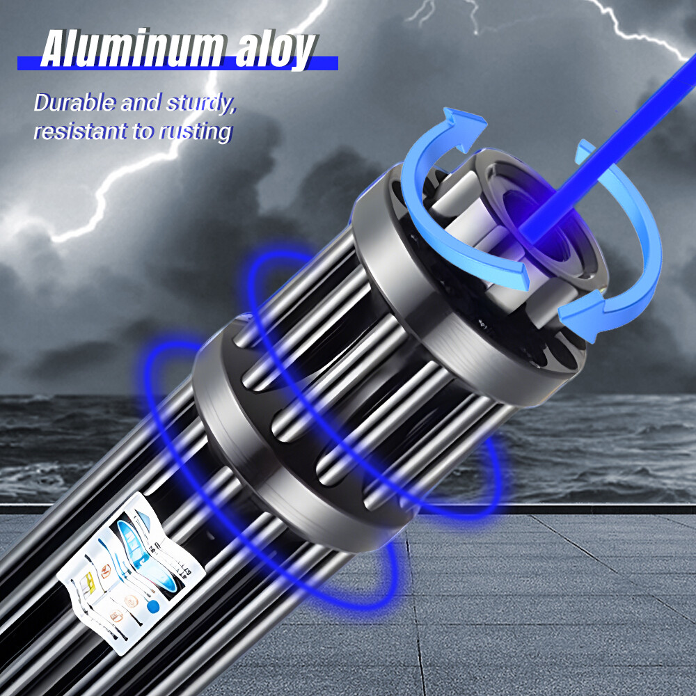 New High Power Blue Llight Burning Laser Pointer Visible Dot Torch Light