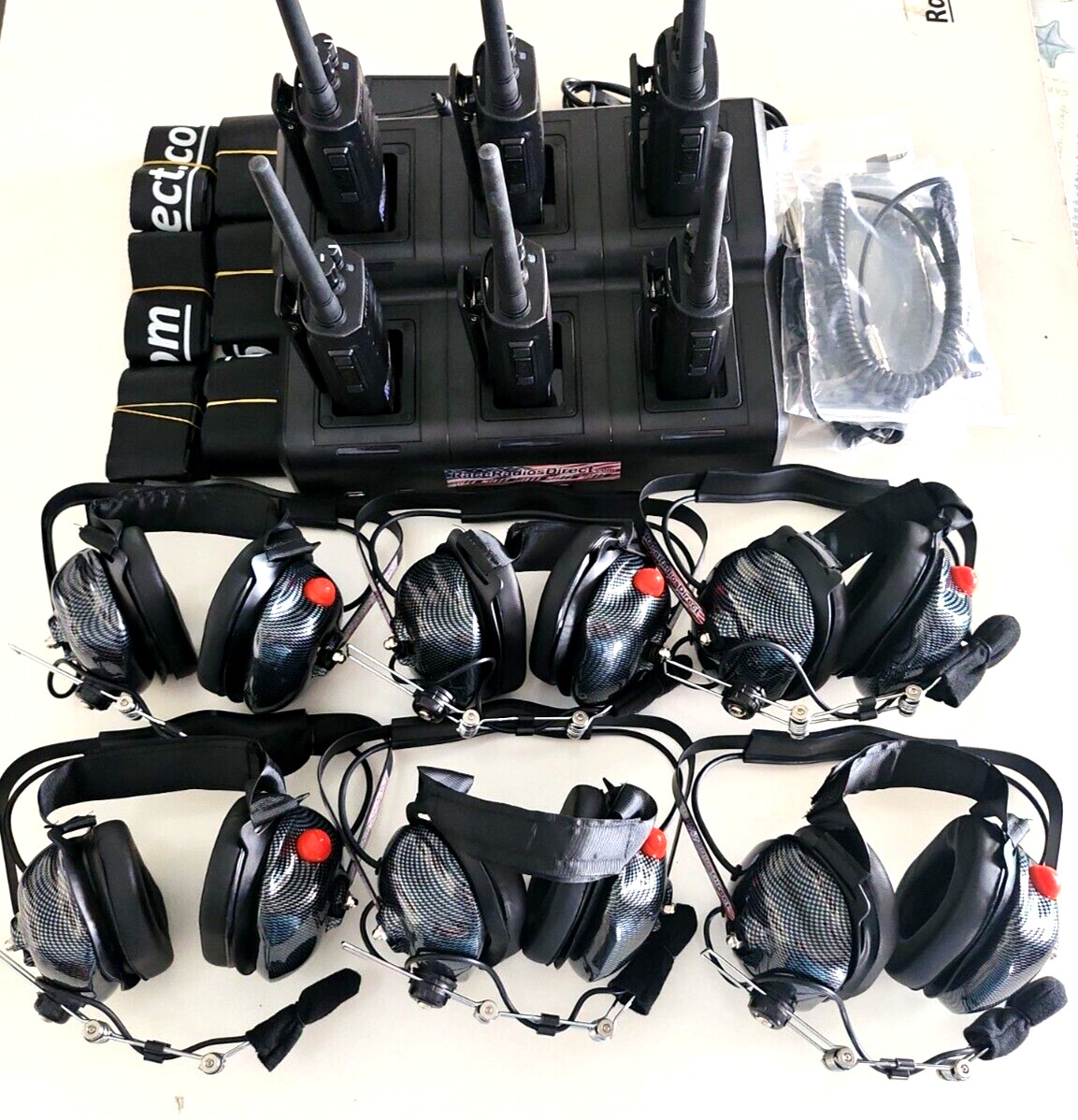 TYTMD680D 6 Pack with Headsets Racing Radios Electronics Communications