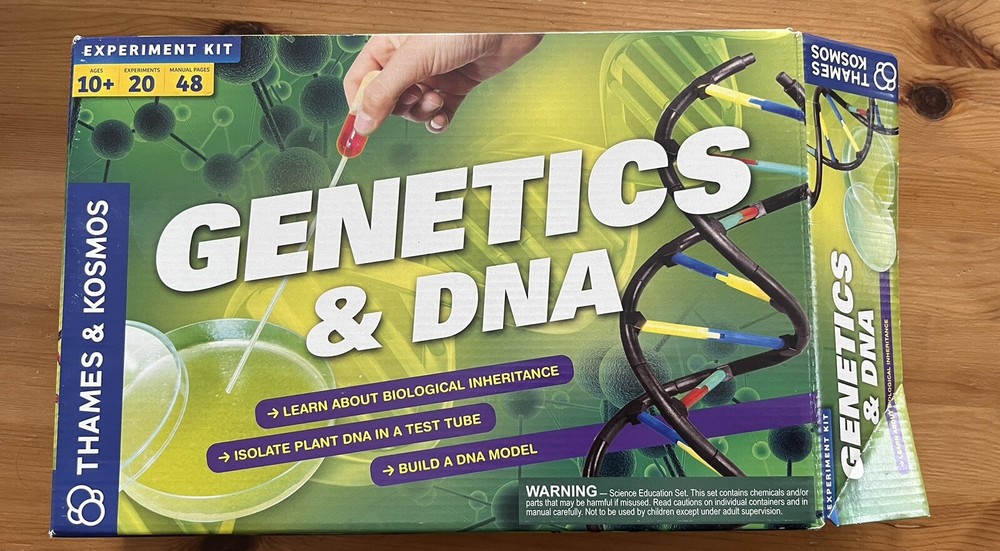 Thames & Kosmos Genetics & DNA Experiment Kit - 665002 New