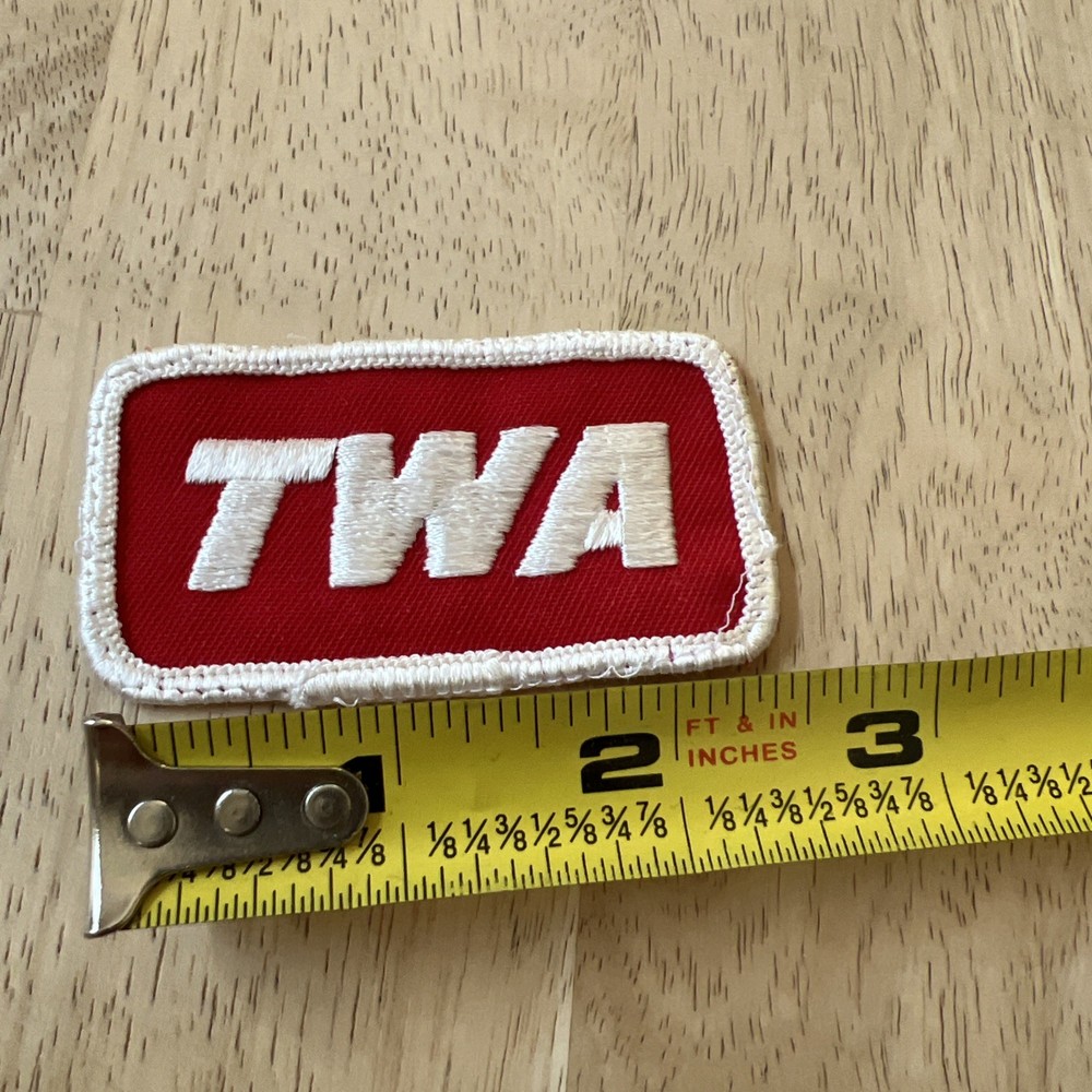 TWA Trans World Airlines Logo Cloth Patch