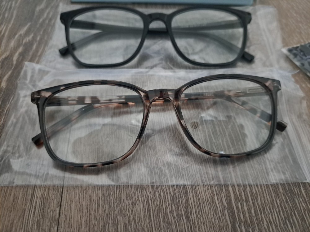 Looking Forward Computer Game Glasses Squeare, 2Pack, New